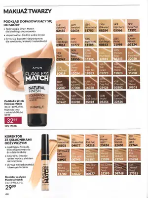 AVON - gazetka promocyjna Katalog wrzesień 2024 od soboty 31.08 do poniedziałku 30.09 - strona 44 AVON - gazetka promocyjna Katalog wrzesień 2024 od soboty 31.08 do poniedziałku 30.09 - strona 44