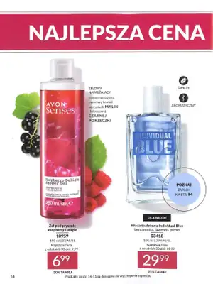 AVON - gazetka promocyjna Katalog wrzesień 2024 od soboty 31.08 do poniedziałku 30.09 - strona 14 AVON - gazetka promocyjna Katalog wrzesień 2024 od soboty 31.08 do poniedziałku 30.09 - strona 14