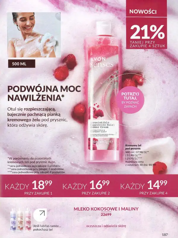 AVON - gazetka promocyjna Katalog wrzesień 2024 od soboty 31.08 do poniedziałku 30.09 - strona 187