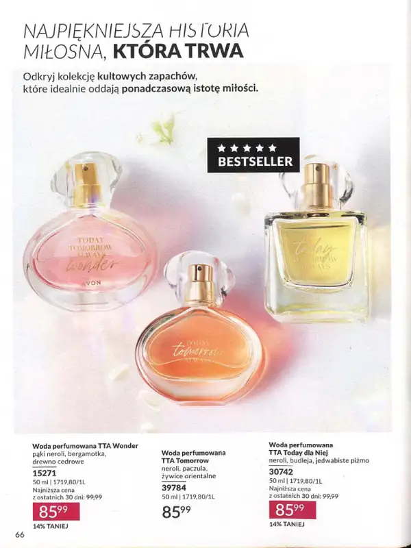 AVON - gazetka promocyjna Katalog wrzesień 2024 od soboty 31.08 do poniedziałku 30.09 - strona 66