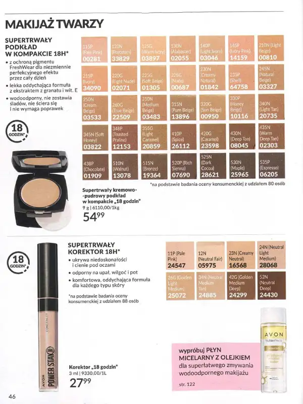 AVON - gazetka promocyjna Katalog wrzesień 2024 od soboty 31.08 do poniedziałku 30.09 - strona 46