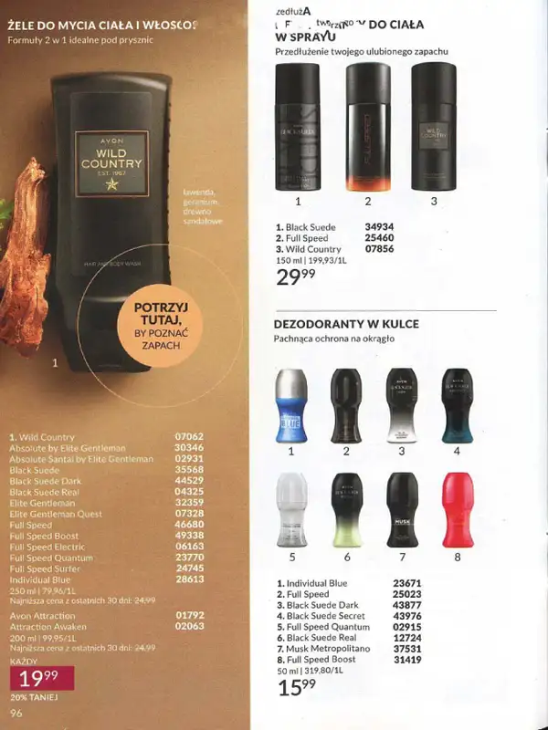 AVON - gazetka promocyjna Katalog wrzesień 2024 od soboty 31.08 do poniedziałku 30.09 - strona 96