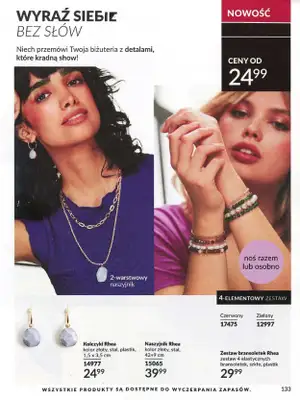 AVON - gazetka promocyjna Katalog wrzesień 2024 od soboty 31.08 do poniedziałku 30.09 - strona 133 AVON - gazetka promocyjna Katalog wrzesień 2024 od soboty 31.08 do poniedziałku 30.09 - strona 133