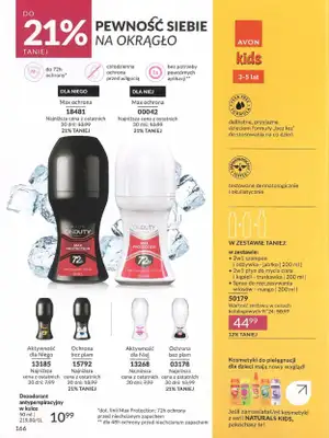 AVON - gazetka promocyjna Katalog wrzesień 2024 od soboty 31.08 do poniedziałku 30.09 - strona 166 AVON - gazetka promocyjna Katalog wrzesień 2024 od soboty 31.08 do poniedziałku 30.09 - strona 166