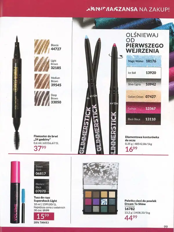 AVON - gazetka promocyjna Katalog wrzesień 2024 od soboty 31.08 do poniedziałku 30.09 - strona 99