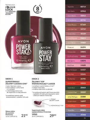 AVON - gazetka promocyjna Katalog wrzesień 2024 od soboty 31.08 do poniedziałku 30.09 - strona 51 AVON - gazetka promocyjna Katalog wrzesień 2024 od soboty 31.08 do poniedziałku 30.09 - strona 51