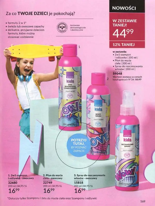 AVON - gazetka promocyjna Katalog wrzesień 2024 od soboty 31.08 do poniedziałku 30.09 - strona 169