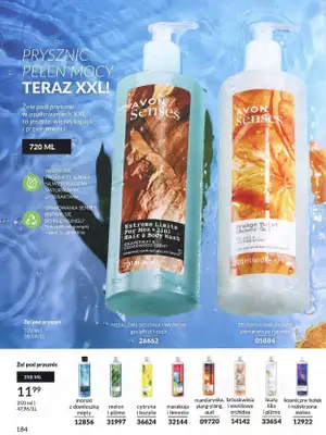 AVON - gazetka promocyjna Katalog wrzesień 2024 od soboty 31.08 do poniedziałku 30.09 - strona 184 AVON - gazetka promocyjna Katalog wrzesień 2024 od soboty 31.08 do poniedziałku 30.09 - strona 184