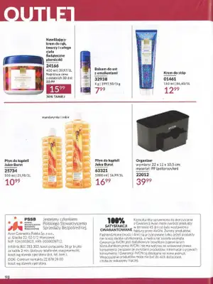 AVON - gazetka promocyjna Katalog wrzesień 2024 od soboty 31.08 do poniedziałku 30.09 - strona 98 AVON - gazetka promocyjna Katalog wrzesień 2024 od soboty 31.08 do poniedziałku 30.09 - strona 98