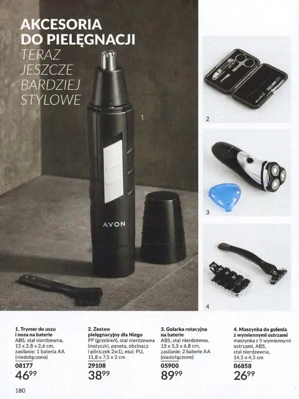 AVON - gazetka promocyjna Katalog wrzesień 2024 od soboty 31.08 do poniedziałku 30.09 - strona 180