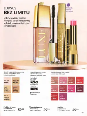 AVON - gazetka promocyjna Katalog wrzesień 2024 od soboty 31.08 do poniedziałku 30.09 - strona 57 AVON - gazetka promocyjna Katalog wrzesień 2024 od soboty 31.08 do poniedziałku 30.09 - strona 57