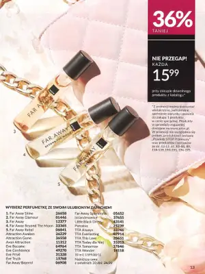 AVON - gazetka promocyjna Katalog wrzesień 2024 od soboty 31.08 do poniedziałku 30.09 - strona 13 AVON - gazetka promocyjna Katalog wrzesień 2024 od soboty 31.08 do poniedziałku 30.09 - strona 13