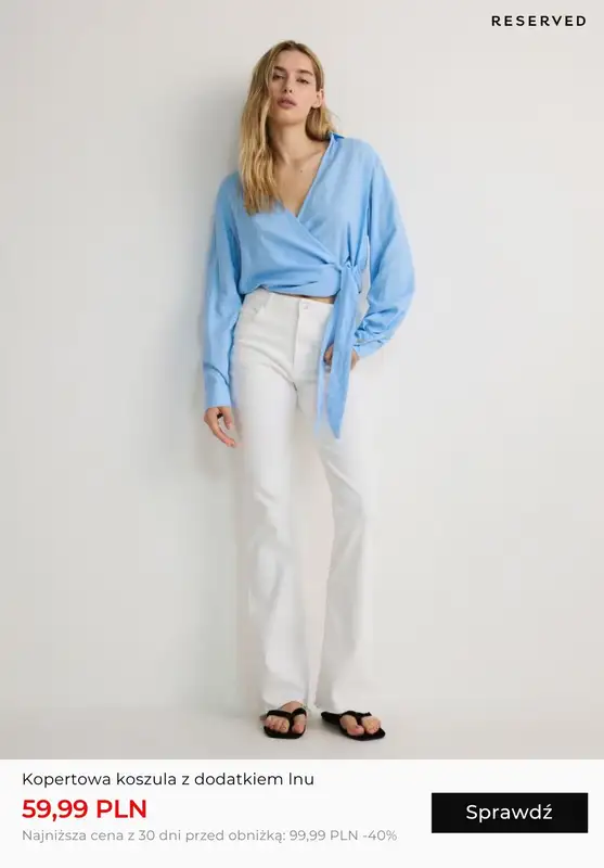 Reserved - gazetka promocyjna Wyprzedaż: ostatnie dni od poniedziałku 26.08 do niedzieli 01.09 - strona 8