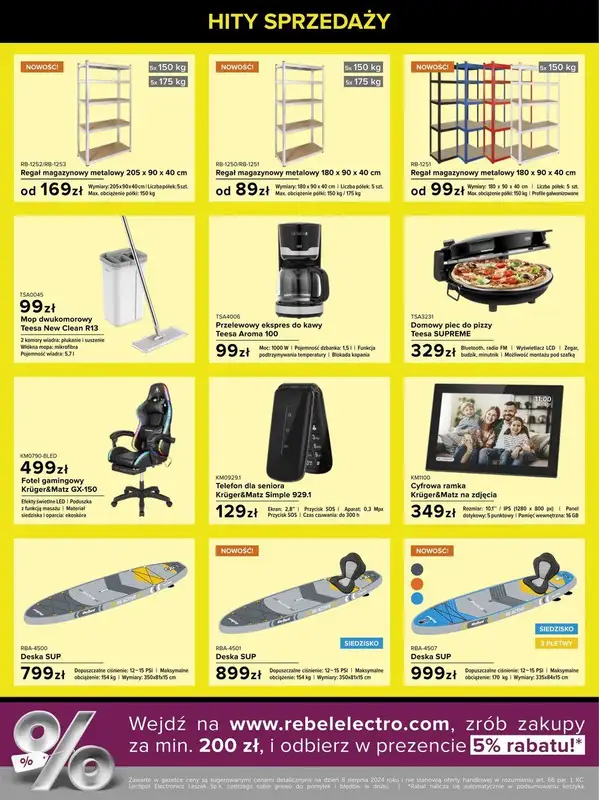 Rebel Electro - gazetka promocyjna Gazetka od czwartku 29.08  - strona 33