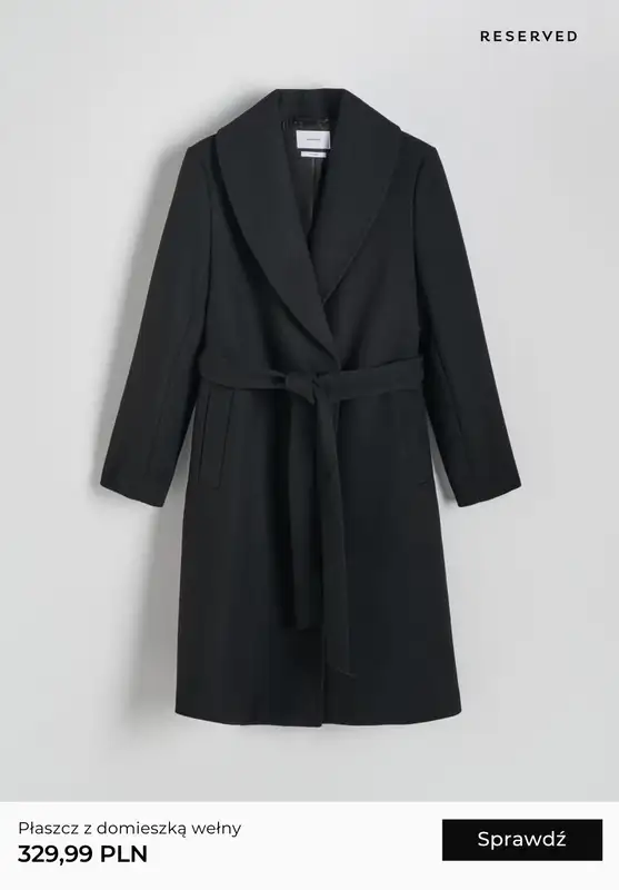 Reserved - gazetka promocyjna Kurtki i płaszcze od czwartku 29.08 do niedzieli 08.09 - strona 4