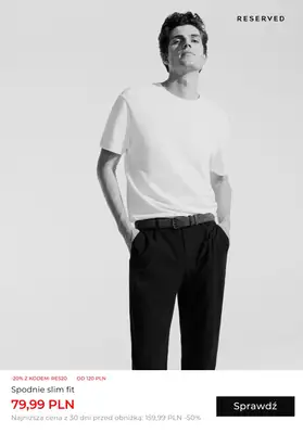 Reserved - gazetka promocyjna Dodatkowe -20% na wyprzedaż od piątku 30.08 do wtorku 03.09 - strona 10