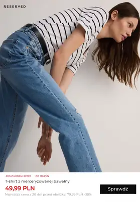 Reserved - gazetka promocyjna Dodatkowe -20% na wyprzedaż od piątku 30.08 do wtorku 03.09 - strona 7