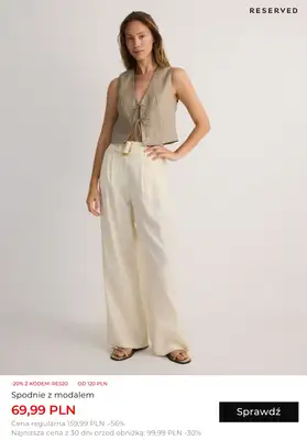 Reserved - gazetka promocyjna Dodatkowe -20% na wyprzedaż od piątku 30.08 do wtorku 03.09 - strona 2