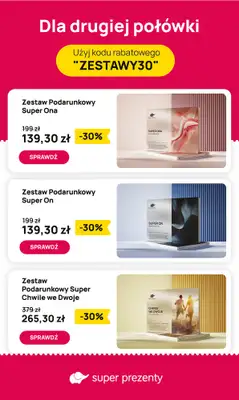 Super Prezenty - gazetka promocyjna Gazetka od poniedziałku 02.09 do poniedziałku 16.09 - strona 2 Super Prezenty - gazetka promocyjna Gazetka od poniedziałku 02.09 do poniedziałku 16.09 - strona 2