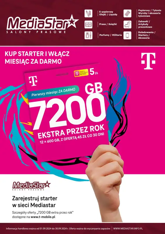 Media Star - gazetka promocyjna Gazetka od czwartku 05.09 do poniedziałku 30.09 - strona 2