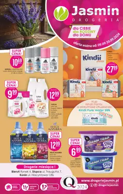 Drogerie Jasmin - gazetka promocyjna Gazetka od poniedziałku 09.09 do poniedziałku 30.09 Drogerie Jasmin - gazetka promocyjna Gazetka od poniedziałku 09.09 do poniedziałku 30.09