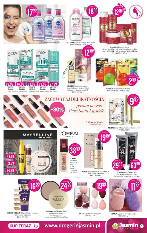 Drogerie Jasmin - gazetka promocyjna Gazetka od poniedziałku 09.09 do poniedziałku 30.09 - strona 3