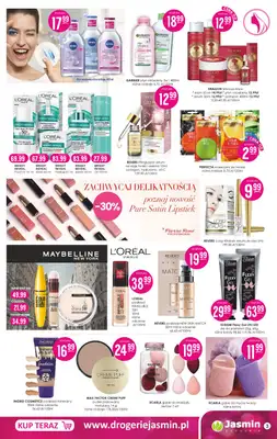 Drogerie Jasmin - gazetka promocyjna Gazetka od poniedziałku 09.09 do poniedziałku 30.09 - strona 3 Drogerie Jasmin - gazetka promocyjna Gazetka od poniedziałku 09.09 do poniedziałku 30.09 - strona 3