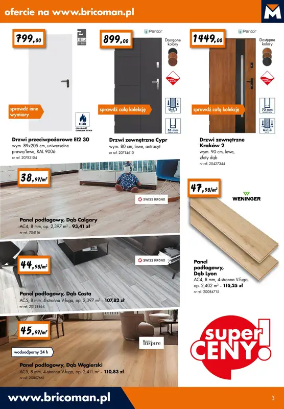 Bricoman - gazetka promocyjna Gazetka od poniedziałku 09.09 do niedzieli 29.09 - strona 3