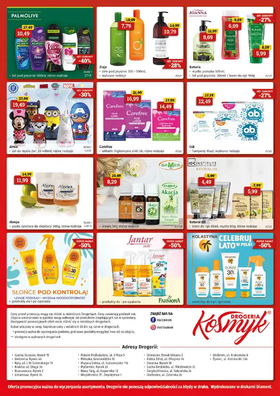 Drogeria Kosmyk - gazetka promocyjna Gazetka od poniedziałku 09.09 do poniedziałku 30.09 - strona 4