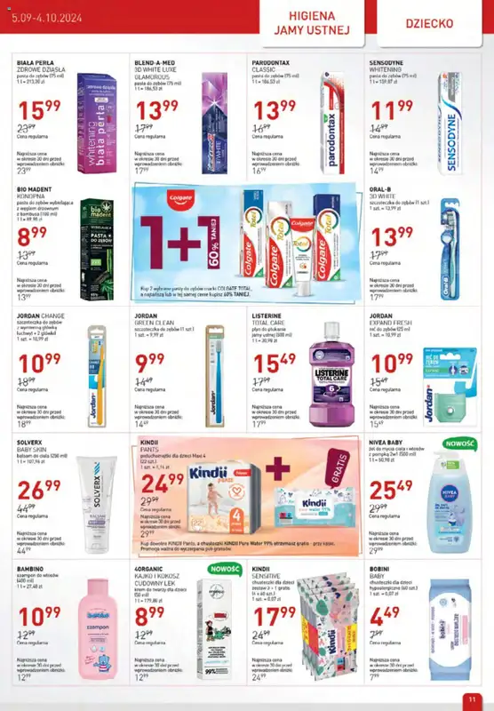 Drogerie Jawa - gazetka promocyjna Gazetka od poniedziałku 09.09 do piątku 04.10 - strona 11