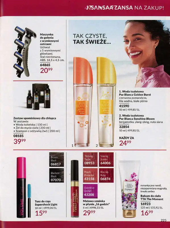 AVON - gazetka promocyjna Katalog październik 2024 od poniedziałku 30.09 do czwartku 31.10 - strona 225