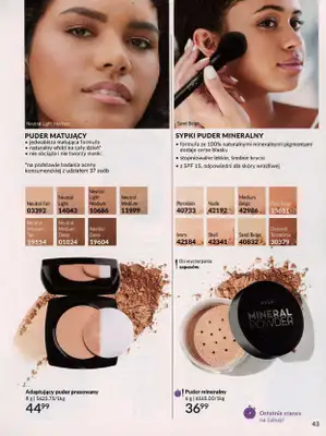 AVON - gazetka promocyjna Katalog październik 2024 od poniedziałku 30.09 do czwartku 31.10 - strona 43 AVON - gazetka promocyjna Katalog październik 2024 od poniedziałku 30.09 do czwartku 31.10 - strona 43