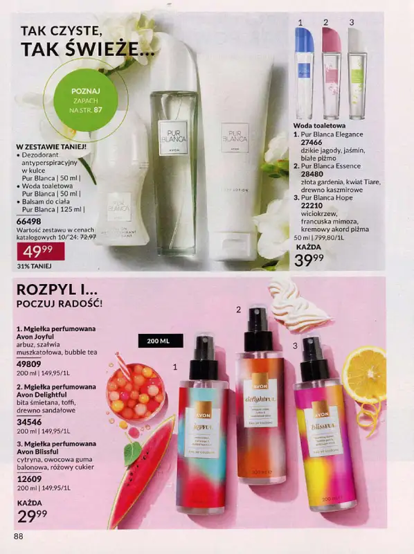 AVON - gazetka promocyjna Katalog październik 2024 od poniedziałku 30.09 do czwartku 31.10 - strona 88
