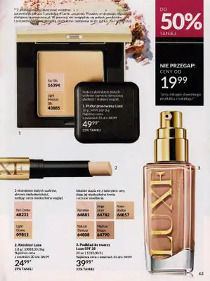 AVON - gazetka promocyjna Katalog październik 2024 od poniedziałku 30.09 do czwartku 31.10 - strona 63 AVON - gazetka promocyjna Katalog październik 2024 od poniedziałku 30.09 do czwartku 31.10 - strona 63