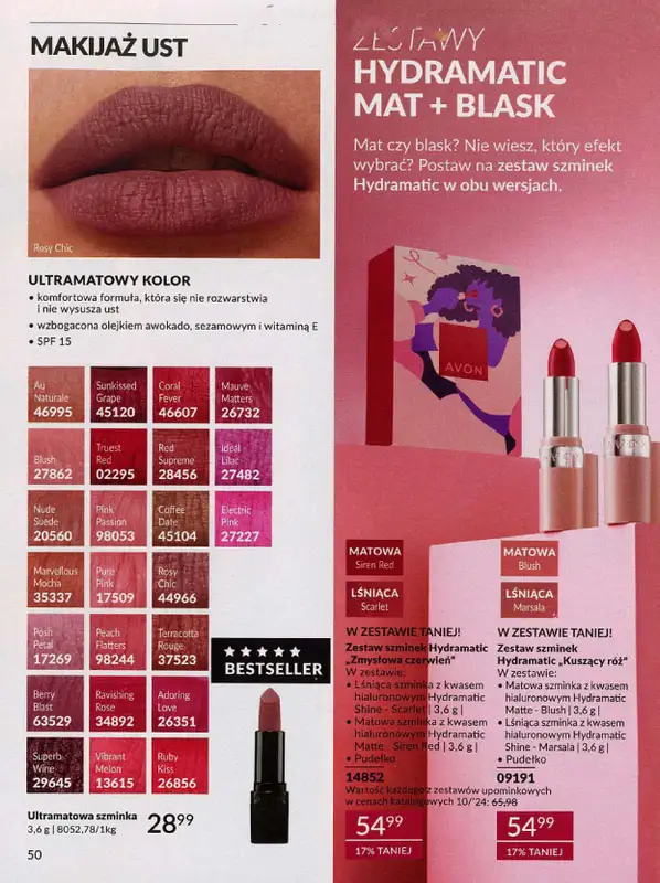 AVON - gazetka promocyjna Katalog październik 2024 od poniedziałku 30.09 do czwartku 31.10 - strona 50