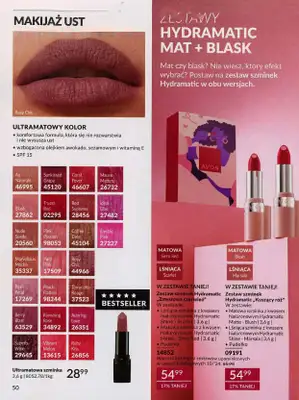 AVON - gazetka promocyjna Katalog październik 2024 od poniedziałku 30.09 do czwartku 31.10 - strona 50 AVON - gazetka promocyjna Katalog październik 2024 od poniedziałku 30.09 do czwartku 31.10 - strona 50