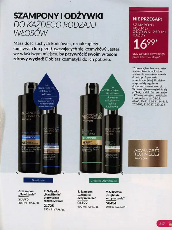 AVON - gazetka promocyjna Katalog październik 2024 od poniedziałku 30.09 do czwartku 31.10 - strona 217