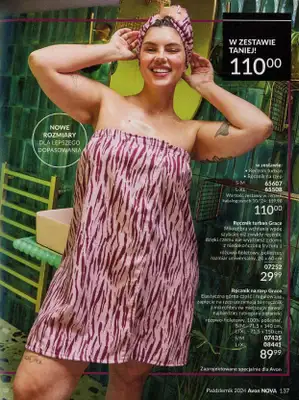 AVON - gazetka promocyjna Katalog październik 2024 od poniedziałku 30.09 do czwartku 31.10 - strona 137 AVON - gazetka promocyjna Katalog październik 2024 od poniedziałku 30.09 do czwartku 31.10 - strona 137