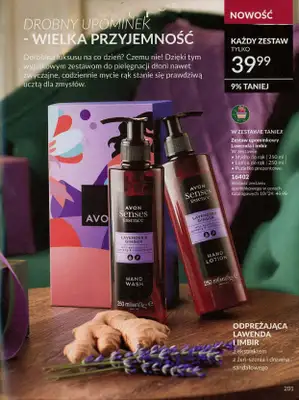 AVON - gazetka promocyjna Katalog październik 2024 od poniedziałku 30.09 do czwartku 31.10 - strona 201 AVON - gazetka promocyjna Katalog październik 2024 od poniedziałku 30.09 do czwartku 31.10 - strona 201