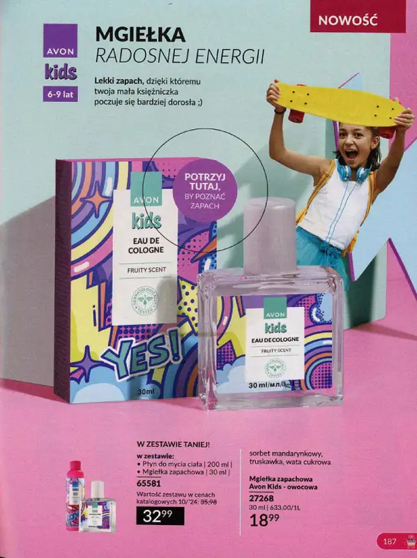 AVON - gazetka promocyjna Katalog październik 2024 od poniedziałku 30.09 do czwartku 31.10 - strona 187
