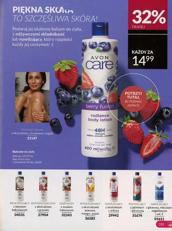 AVON - gazetka promocyjna Katalog październik 2024 od poniedziałku 30.09 do czwartku 31.10 - strona 189