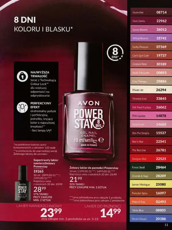 AVON - gazetka promocyjna Katalog październik 2024 od poniedziałku 30.09 do czwartku 31.10 - strona 11