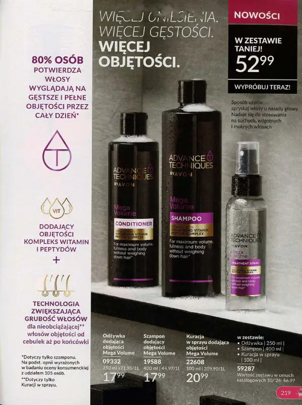 AVON - gazetka promocyjna Katalog październik 2024 od poniedziałku 30.09 do czwartku 31.10 - strona 219