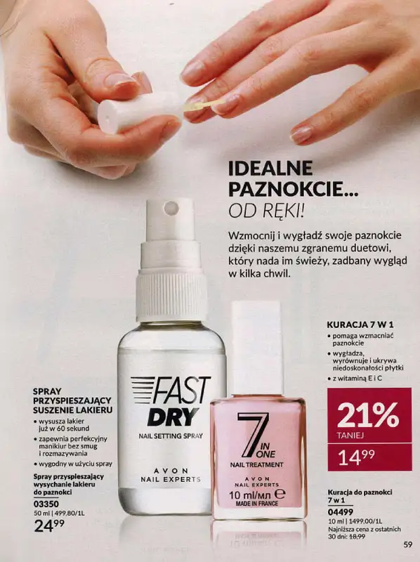 AVON - gazetka promocyjna Katalog październik 2024 od poniedziałku 30.09 do czwartku 31.10 - strona 59