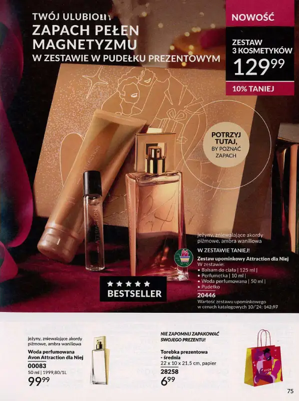 AVON - gazetka promocyjna Katalog październik 2024 od poniedziałku 30.09 do czwartku 31.10 - strona 75