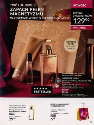 AVON - gazetka promocyjna Katalog październik 2024 od poniedziałku 30.09 do czwartku 31.10 - strona 75 AVON - gazetka promocyjna Katalog październik 2024 od poniedziałku 30.09 do czwartku 31.10 - strona 75