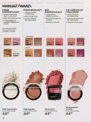 AVON - gazetka promocyjna Katalog październik 2024 od poniedziałku 30.09 do czwartku 31.10 - strona 42 AVON - gazetka promocyjna Katalog październik 2024 od poniedziałku 30.09 do czwartku 31.10 - strona 42