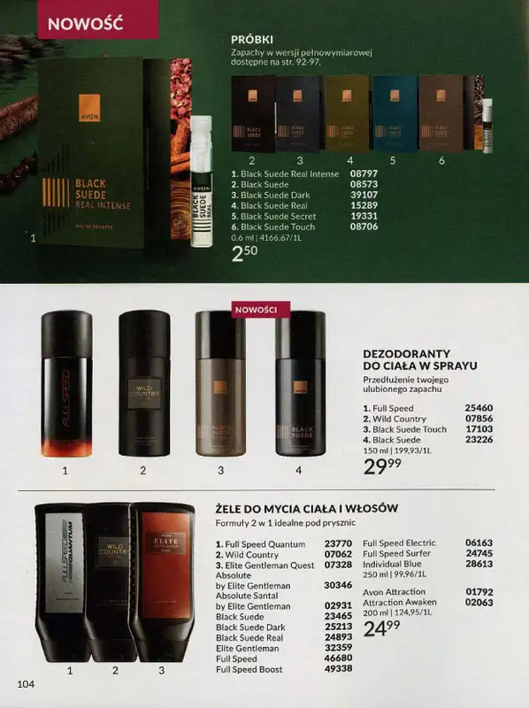 AVON - gazetka promocyjna Katalog październik 2024 od poniedziałku 30.09 do czwartku 31.10 - strona 104