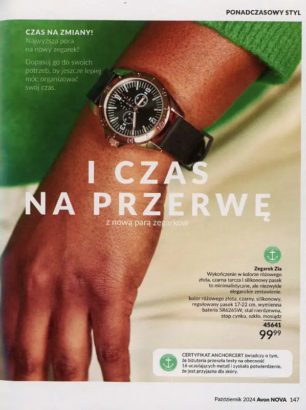 AVON - gazetka promocyjna Katalog październik 2024 od poniedziałku 30.09 do czwartku 31.10 - strona 147