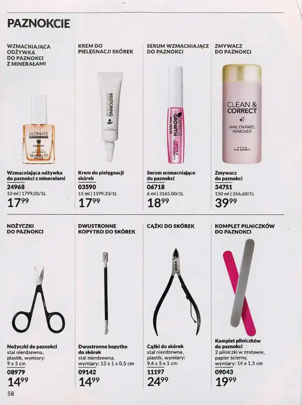 AVON - gazetka promocyjna Katalog październik 2024 od poniedziałku 30.09 do czwartku 31.10 - strona 58